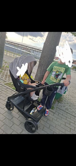 Wózek rok po roku/ bliźniaczy