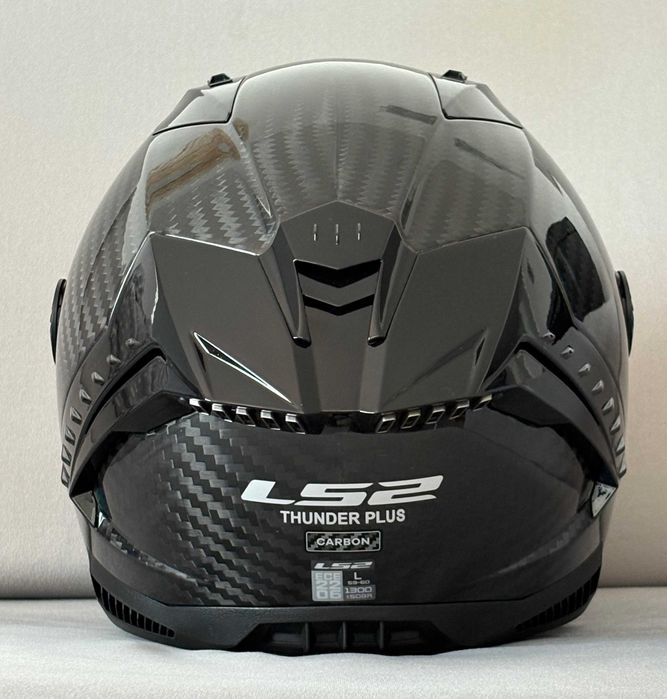 Capacete Carbono Total NOVO LS2 Thunder Plus (30% Desconto) Tam M-LXL