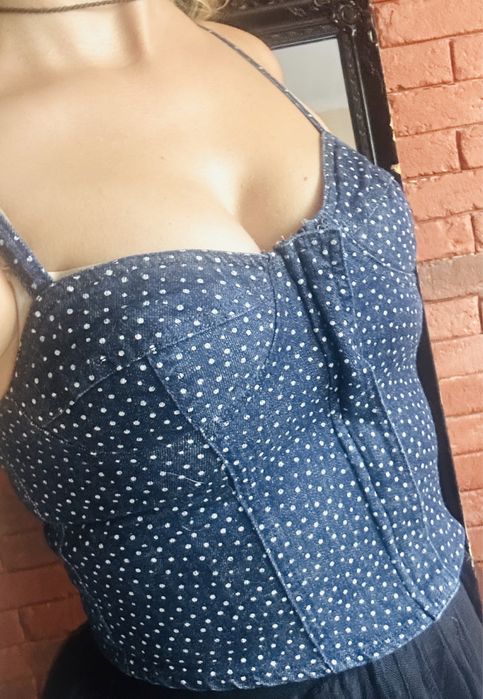 Gorset jeans pin up