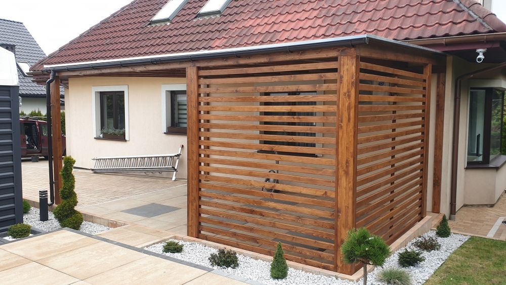 Zadaszenie tarasu pergola wiata zabudowa tarasu pergole