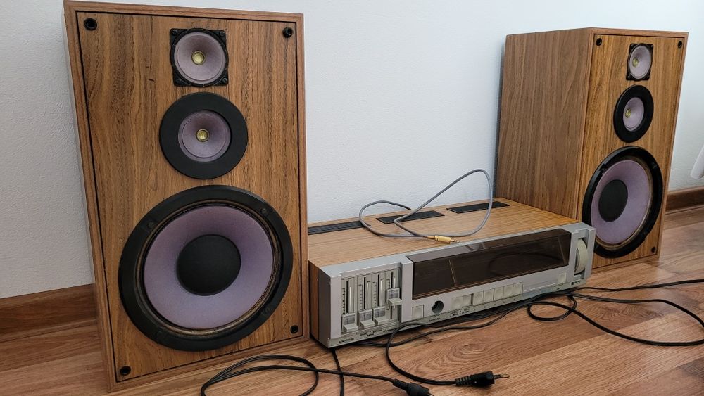 Zestaw Unitra Diora Amator 3 stereo plus kolumny