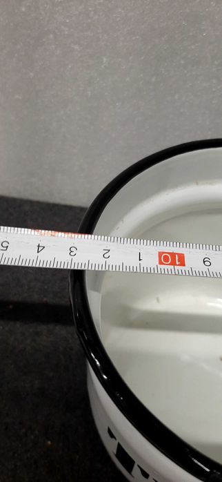 Pojemnik na herbatę emaliowany prl