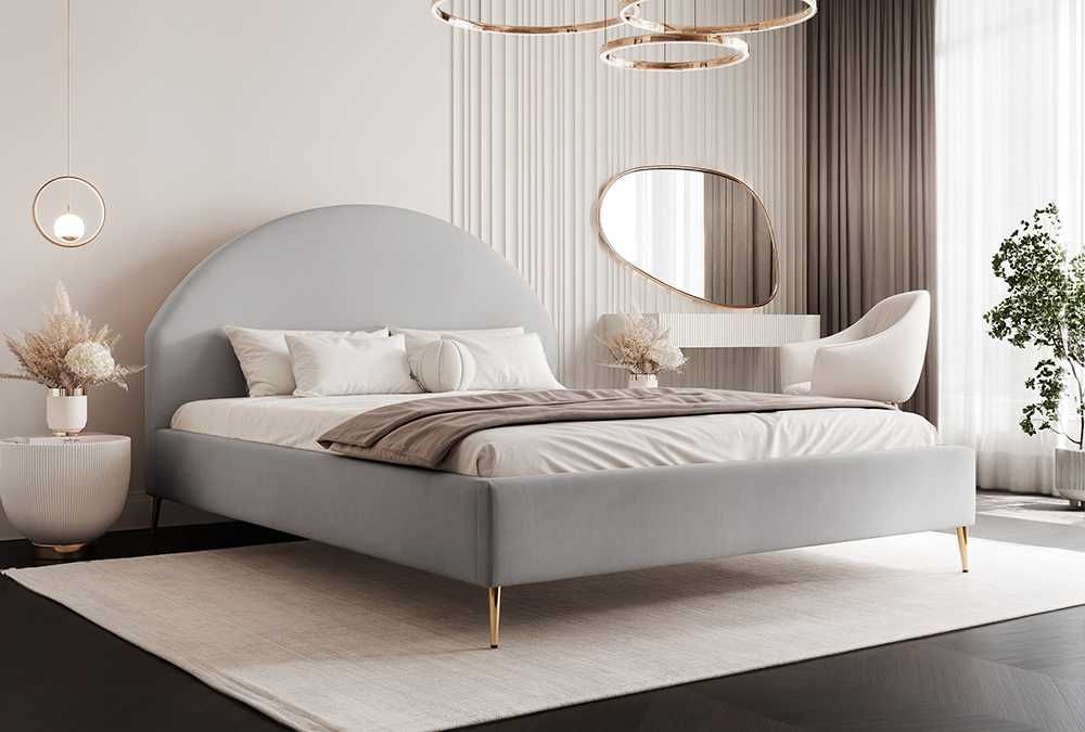 Łóżko tapicerowane PORTO SLIM z pojemnikiem na pościel DARMOWA DOSTAWA