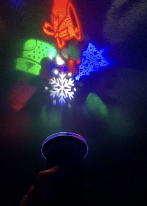 Проектор новорічний