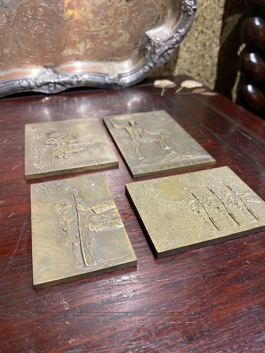 Medalhas Bronze 25 Infantaria Militares abril