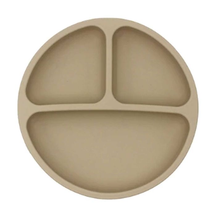 Prato em silicone antiderrapante