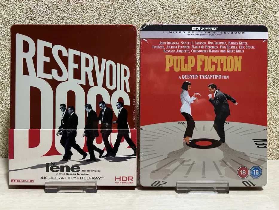 Steelbook 4K Ultra HD Blu-ray Бешеные псы /Криминальное чтиво/Таксист