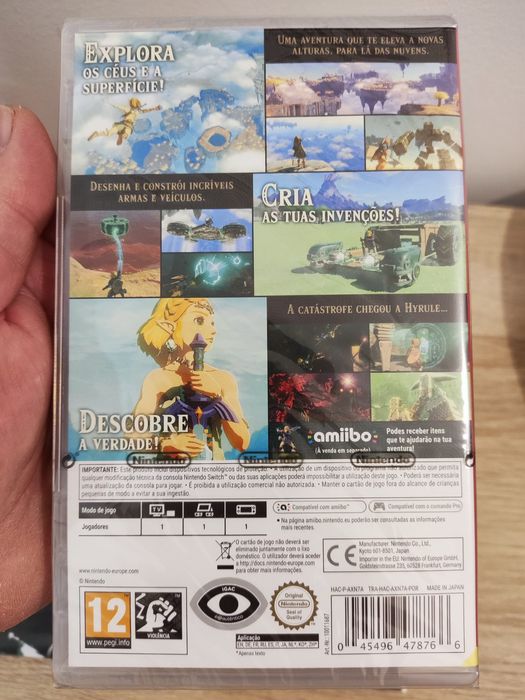 The Legend of Zelda tears of the Kingdom selado