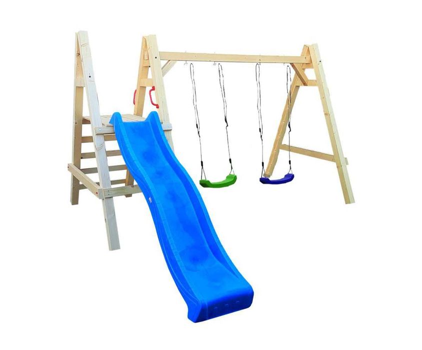 Plac Zabaw do Ogrodu GOOFY2.0 2Huśtawki Ślizg KANTÓWKA9X9CM Producent