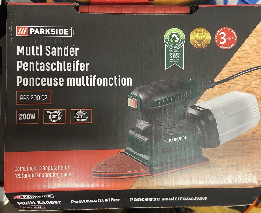 Szlifierka pentagonalna Parkside PPS200 C2 nowa