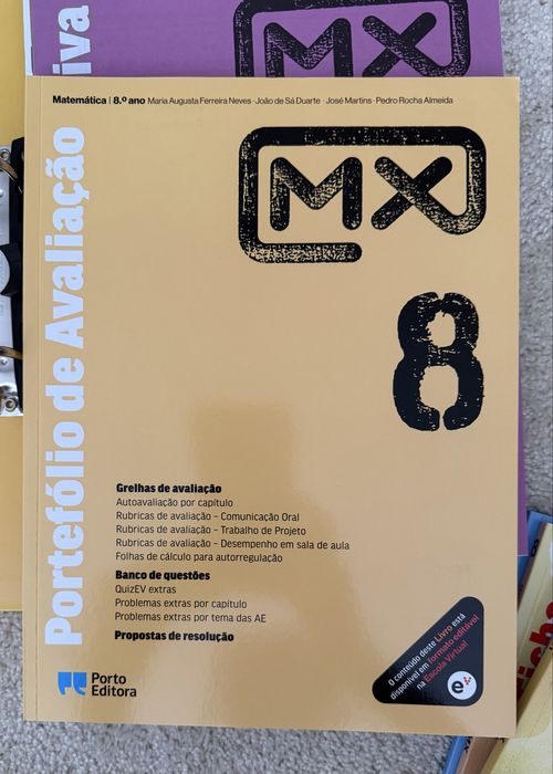 MX 8 (Matemática 8º ano) - Porto Editora - Versão Professor