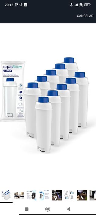 Aquafloow - Filtro de água para Delonghi