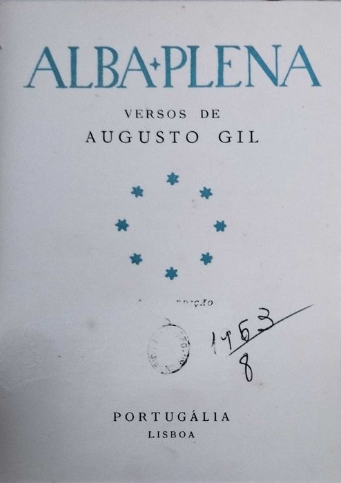 Alba Plena - Augusto Gil