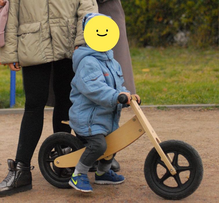 Біговел дерев'яний 2 в 1, 3+ років