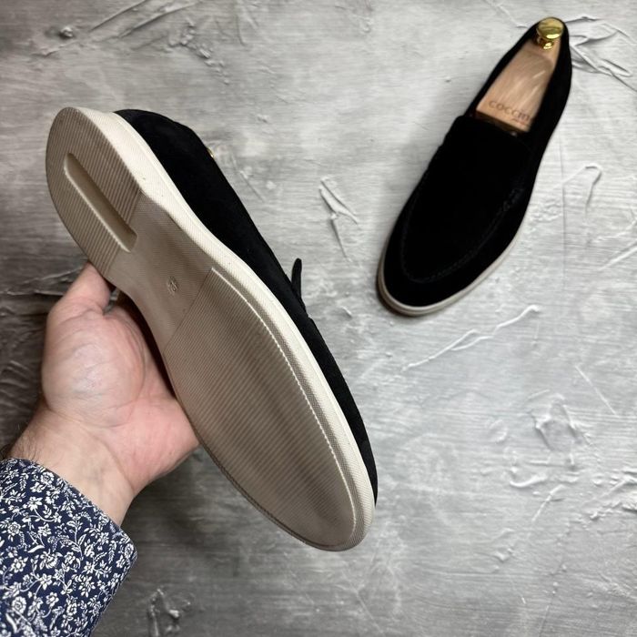 Мужские лоферы 40-45 замша