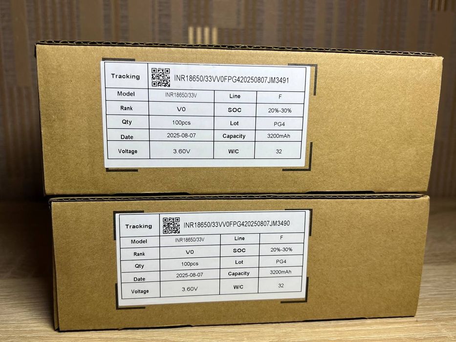 НОВІ! EVE INR18650-33VA 3300mah-10A