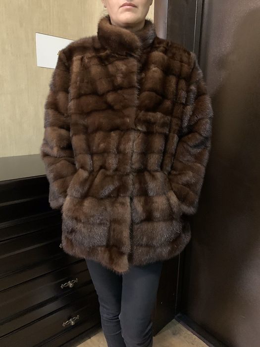 Норковый полушубок