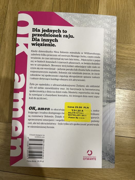 Nowa ksiazka Nina Solomin ok, Amen chasydzi