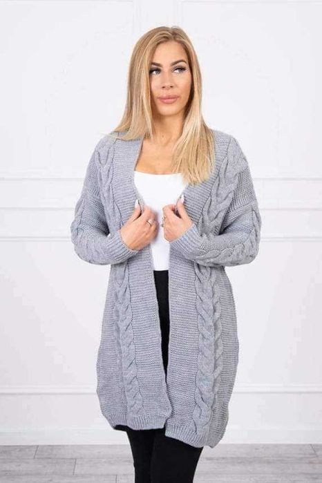 Sweter Kardigan splot warkocz- super jakość, płatność przy odbiorze!!!
