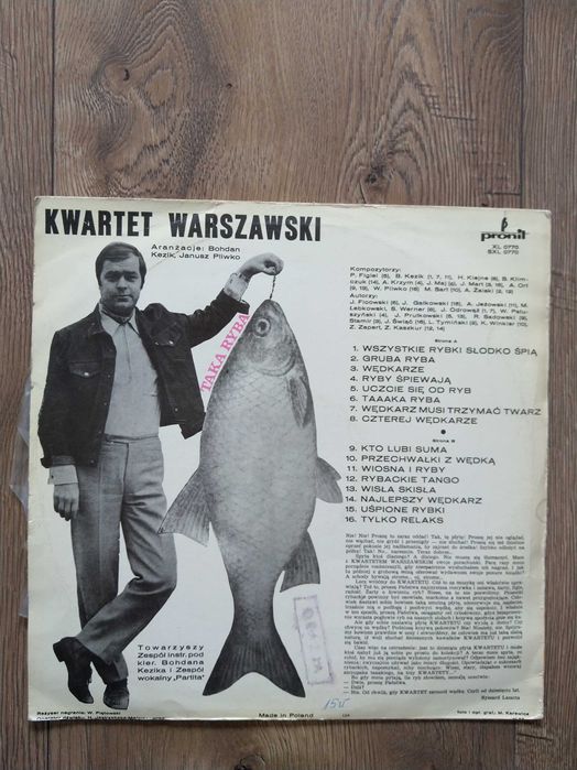 Winyl: Kwartet Warszawski - Taaaka ryba