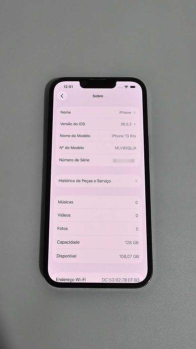 Iphone 13PRO 128GB. 100% Bateria. Muito bom