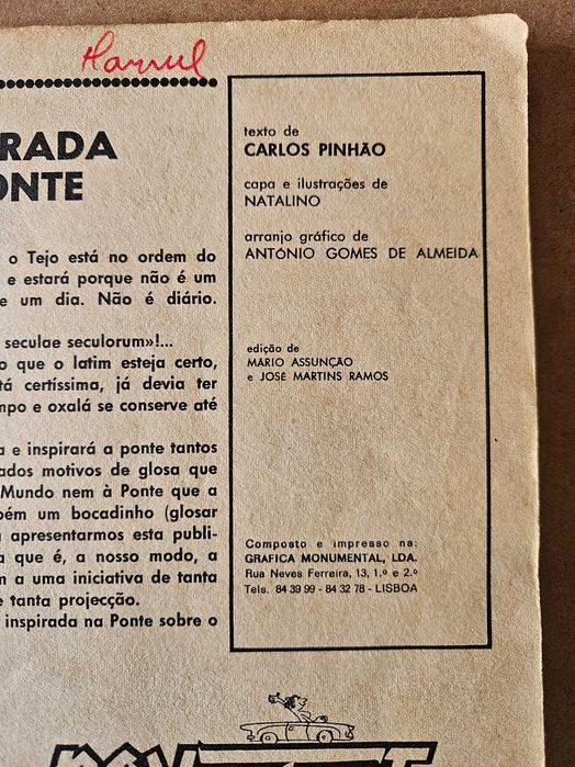 A Ponte Sobre o Tédio - Carlos Pinhão