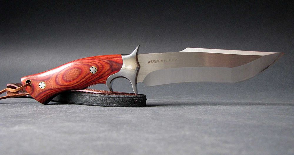 Nóż myśliwski stal M390 HRC61 BÖHLER bushcraft  survival taktyczny