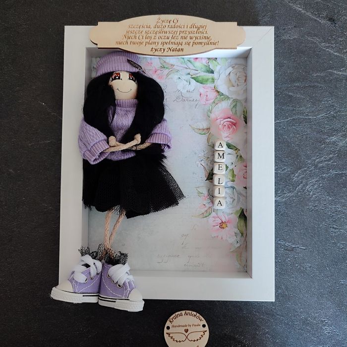 Ramka ,pamiątka,prezent na urodziny,