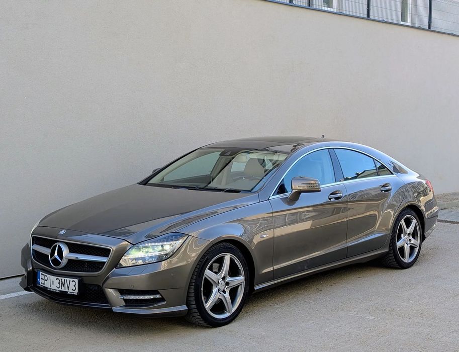 Mercedes-Benz CLS 350CDI Pakiet AMG Zadbany Serwis ASO Full LED Kamera Harman Kardon