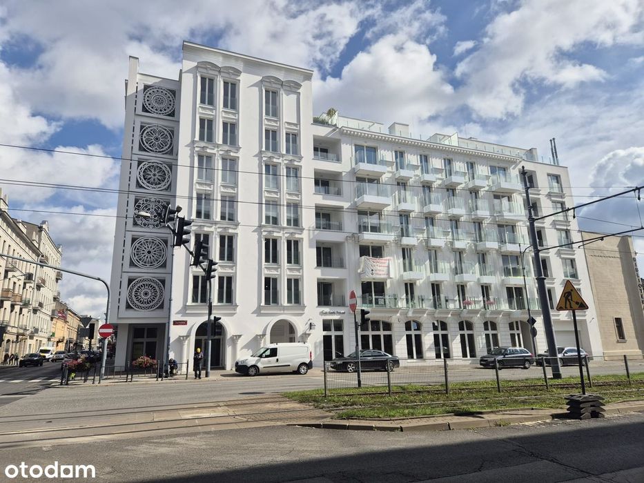 Biała Kamienica | centrum Łodzi | loggia | parking