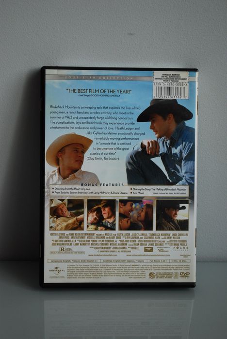 Brokeback Mountain - DVD, nowa z plombą