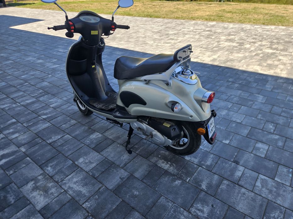 Skuter Romet Motors 50cm poj 4T, nowy  gaznik i akumulator, transport
