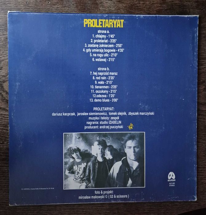 Proletaryat- Proletariat 1991 ! EX+