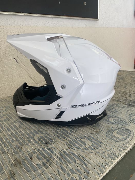 Capacete MTHelmets branco XL