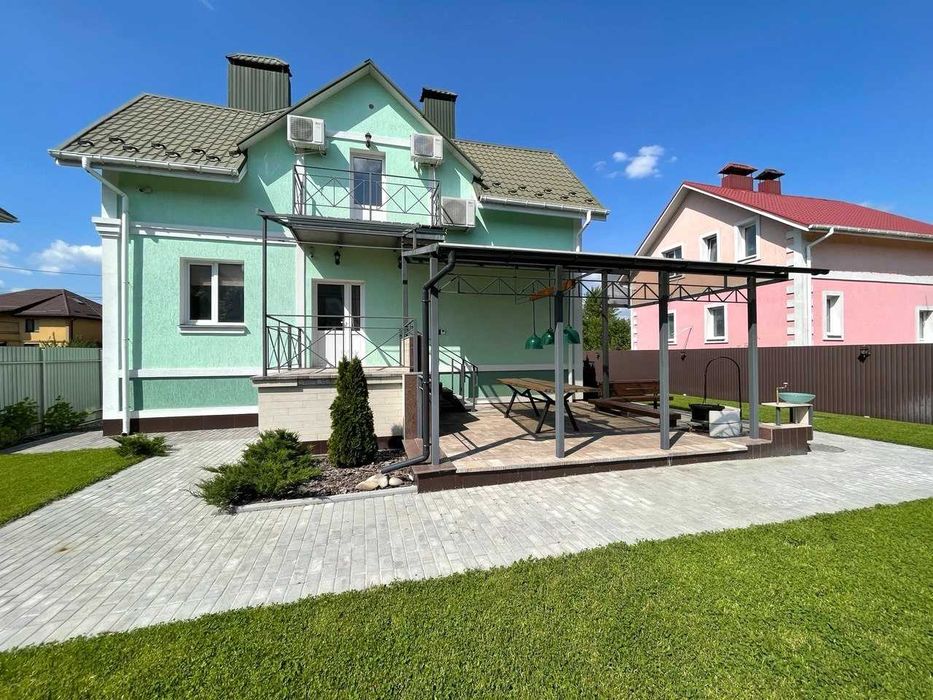 Без% Будинок 240м+тераса з генератором Жуляни, КМ "Щастя" Помаранчева