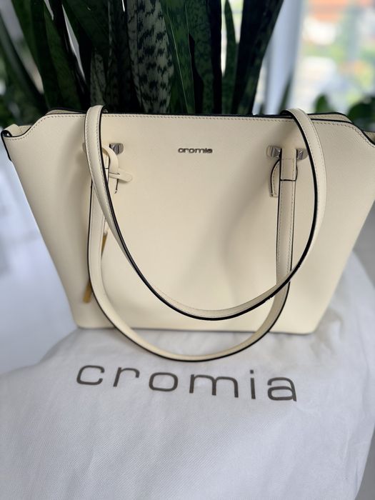 Cromia оригінал, жіноча сумка з натуральної шкіри