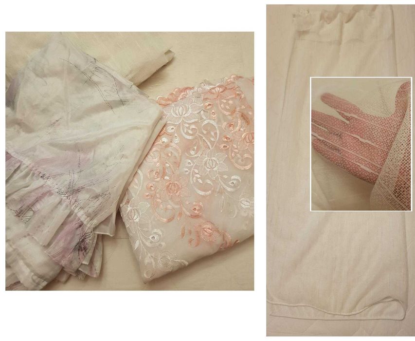 Тюль  3 три комплекти,  користована, бу