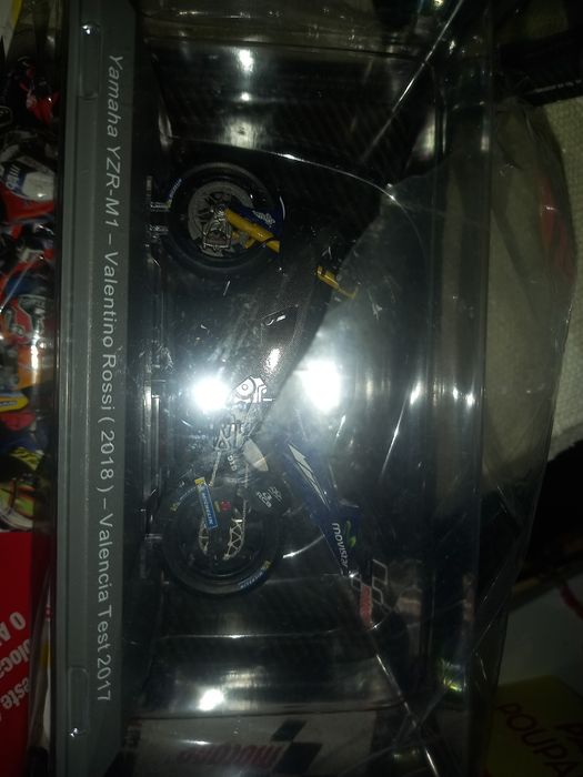 Miniaturas Valentino Rossi,Miguel Oliveira e Pedro Lamy