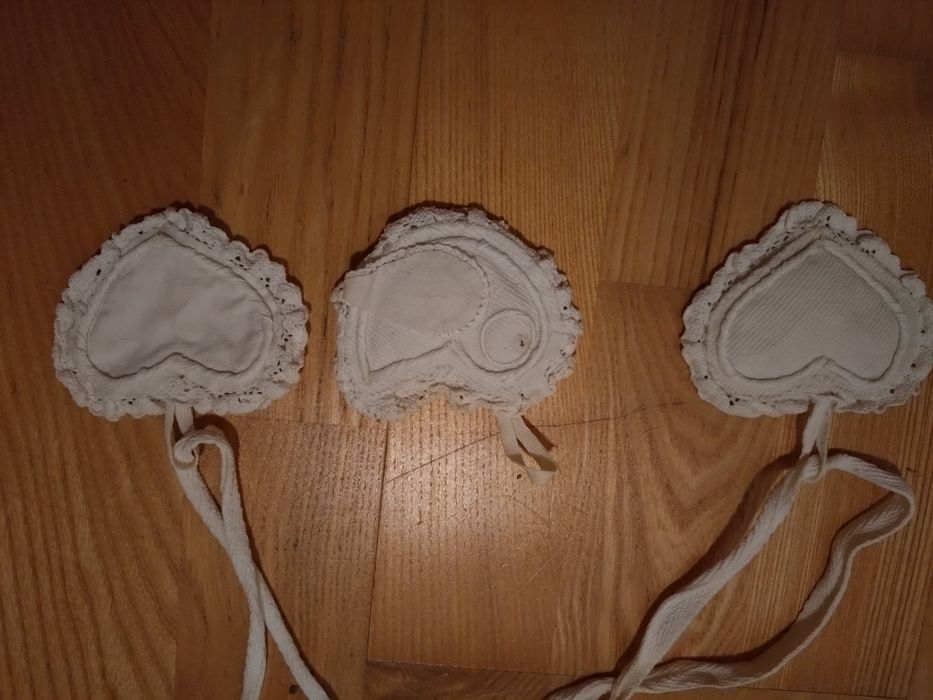Rękodzieło szydełko serca ptak