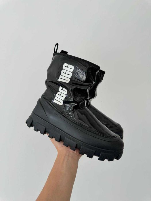 Уггі UGG Classic Brellah Mini Boot Black premium угги