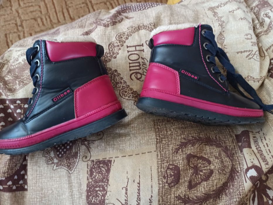 Детские зимние сапоги, дитячі зимові сапоги Glibee,ботинки детские
