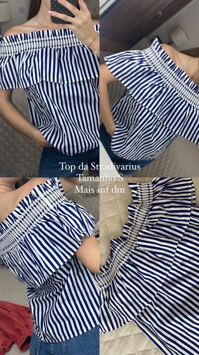 Top riscas Stradivarius