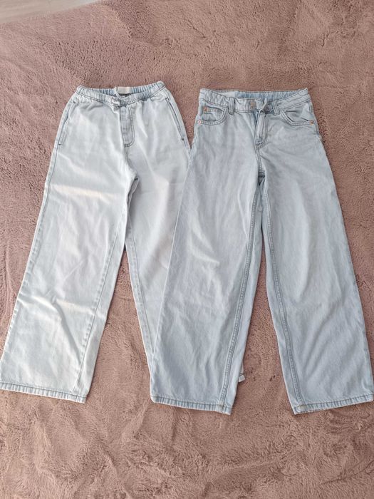 Spodnie jeansowe dziewczęce Zara 148