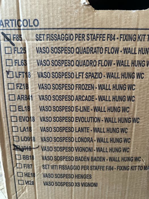 УЦІНКА!Унітаз підвісний SIMAS!