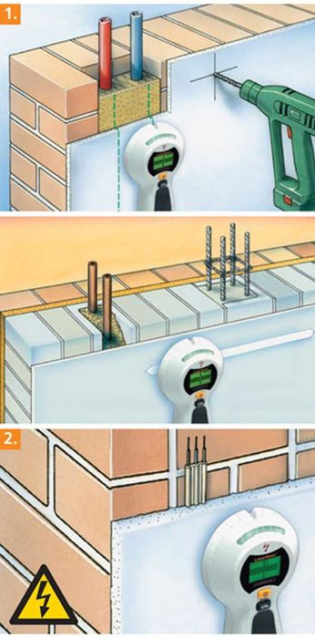 Detektor, wykrywacz, lokalizator Laserliner CombiFinder Plus