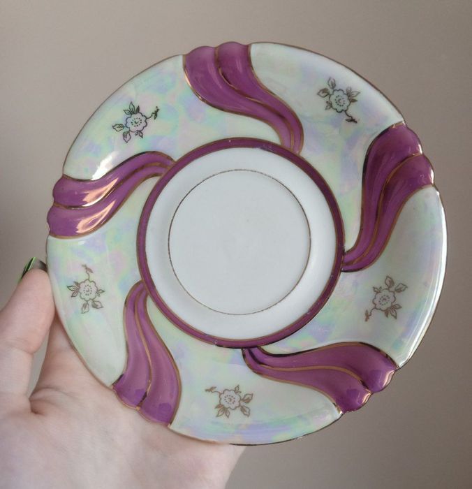 Чайный сервиз Мадонна Розовая лента поштучно, часть сервиза, остатки