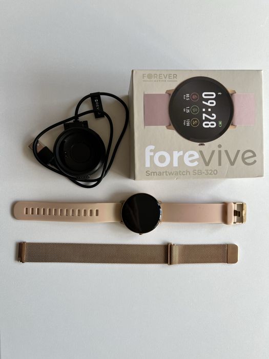 Smartwatch Forever ForeVive SB-320 rose gold