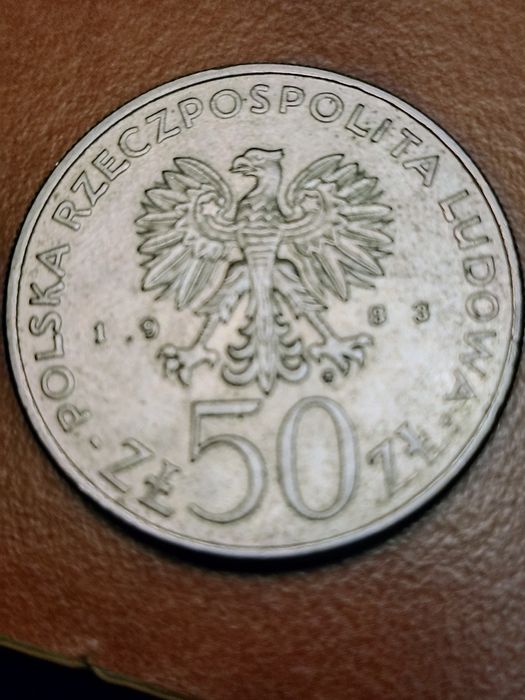 Moneta 50 zł. Jan 3 Sobieski