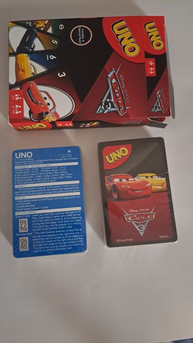 Jogo UNO Cars (Disney/Pixar)