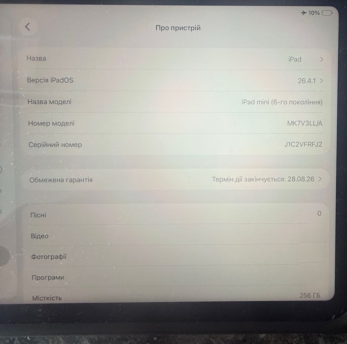 Продаж IPad 6 mini wifi
